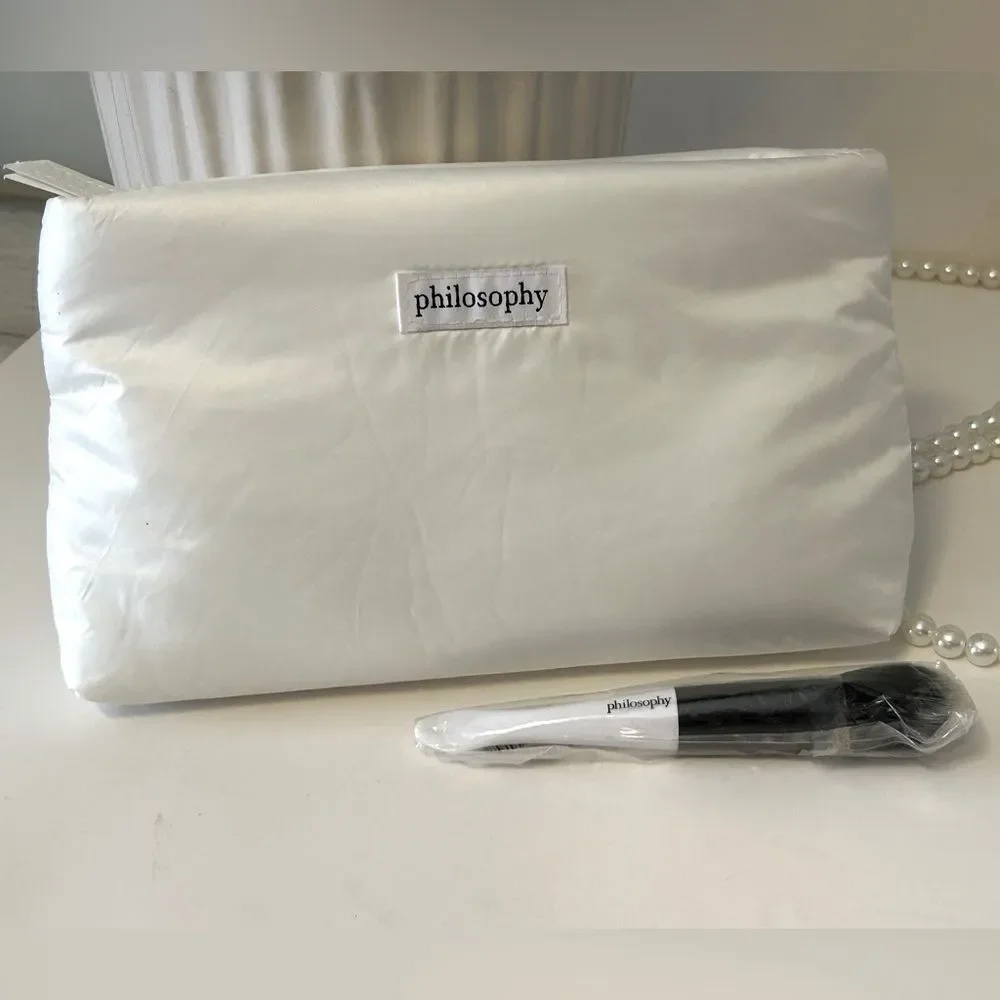 Philosophy white satin